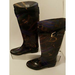 Rossalyn II Bo Rai Rain Boots by Ralph Lauren Size 6 B - Excellent Condition